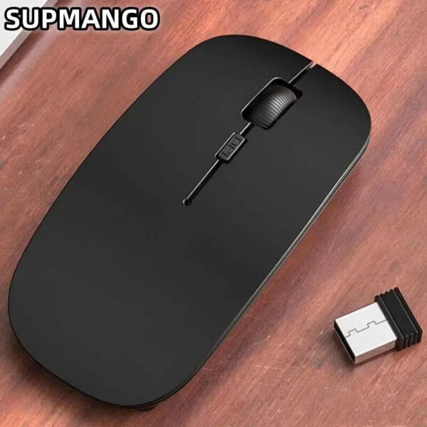Wireless Mouse USB Mute Office Home Desktop Computer Laptop Battery Ultra Thin Mouse Wireless