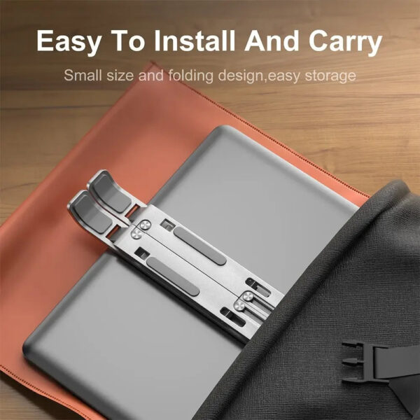 Portable Laptop Stand Aluminum Notebook Support Computer Bracket Macbook Air Pro Holder Accessories Foldable Lap Top Bas