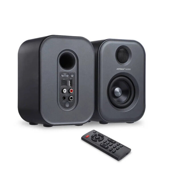 AIYIMA S400 Audio 80W Bookshelf Active Speakers Studio Monitor 3 Inch Bluetooth USB DAC HiFi Home Subwoofer Music System