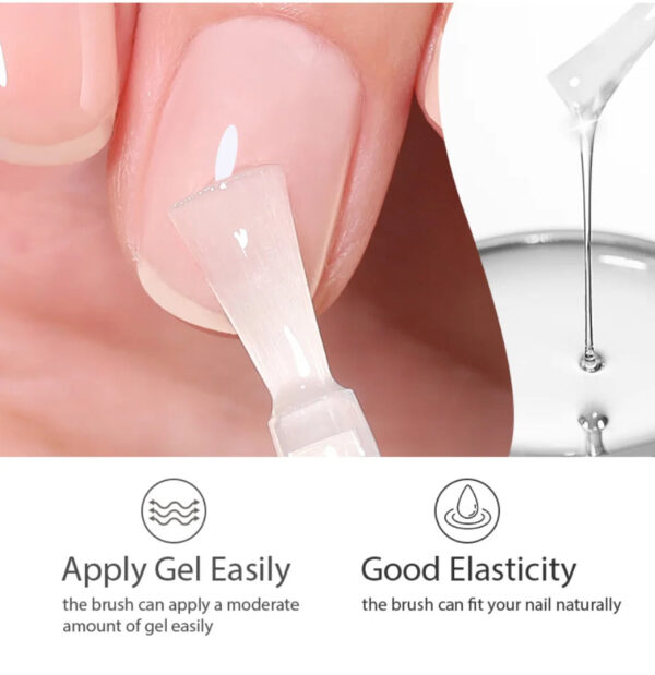 BORN PRETTY 10ml Base Gel Top Coat Rubber Gel Reinforcement Gel for Nails Tools Soak Off UV LED Nail Varnish Function Ge