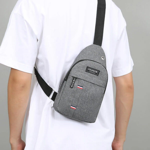Chest Bag Men's One Shoulder Crossbody Bag Large Capacity Outdoor Sports And Leisure Fashion Small Shoulder Bag Large Ca