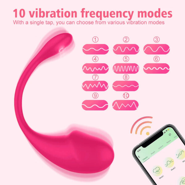 Wireless Vibration Love Egg Vibrator Vaginal G Spot Vibrating Stimulator Wearable Bluetooth APP Control Sex Toys For Adu