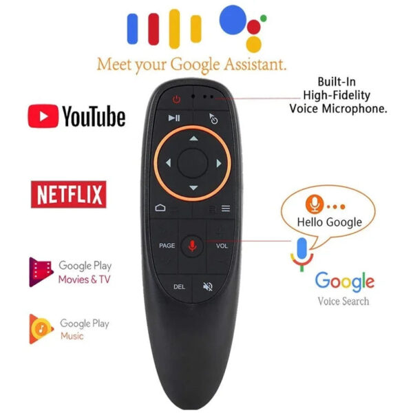 G10S Mouse Remote Control Voice Remote Control 2.4G RF USB Wireless Remote Control With 6-axis Gyroscope For PC Smart An