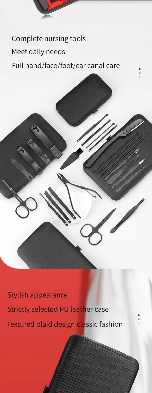 Nail Clipper Set Set Convenient Beauty Tools Nail Clipper Manicure Nail Trimmer Pedicure Knife Ear Peeling Knife Nail Ma