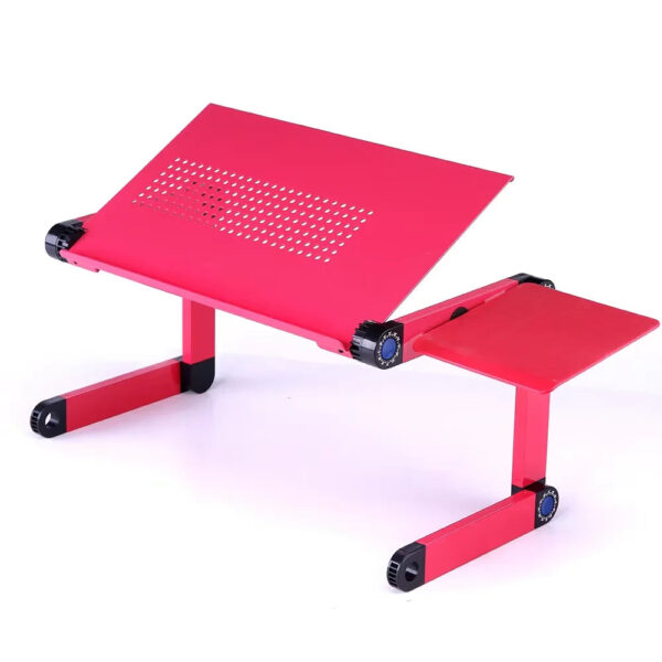 Adjustable Laptop Desk Stand Portable Aluminum Ergonomic Lapdesk For TV Bed Sofa PC Notebook Table Desk Stand With Mouse