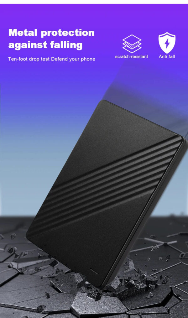 Portable External HD 1TB External Hard Drive HDD 500GB 250GB Memory USB 3.0 High Speed Flash Drive For Laptop PC MacBook