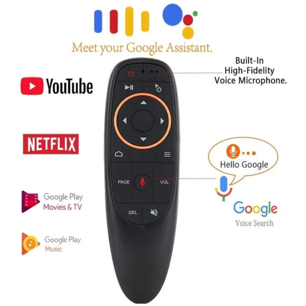 G10S Mouse Remote Control Voice Remote Control 2.4G RF USB Wireless Remote Control With 6-axis Gyroscope For PC Smart An
