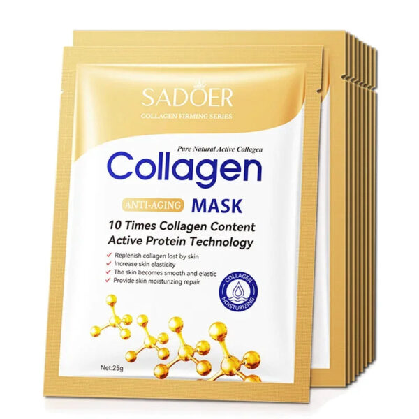10pcs Anti-wrinkle Collagen Face Mask Moisturizing Anti-aging Repair Brightening skincare Face Sheet Mask Facial Masks S