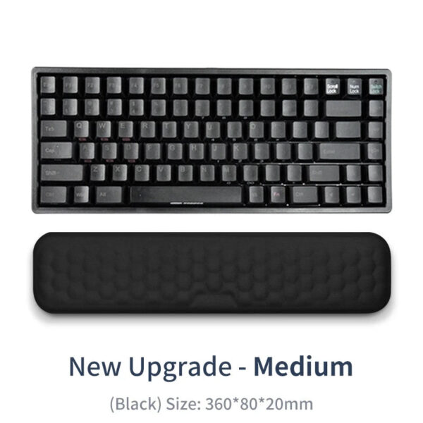 Wrist Mouse & Keyboard Protection Rest Pad Massage Texture For PC Laptop Gaming Office Keyboard Mouse Stand Memory Cotto