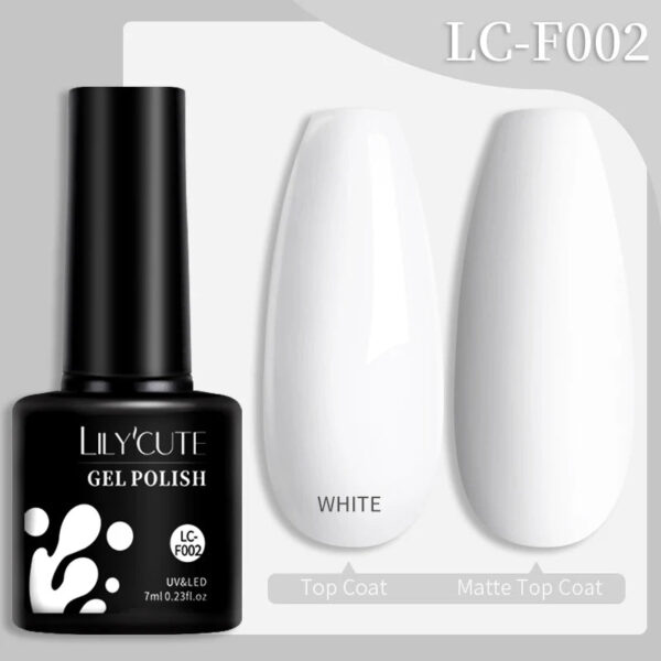 LILYCUTE 7ML Jelly Amber Gel Nail Polish Brown Crystal Translucent Dull Color Nail Art Gel Semi Permanent UV Gel Polish