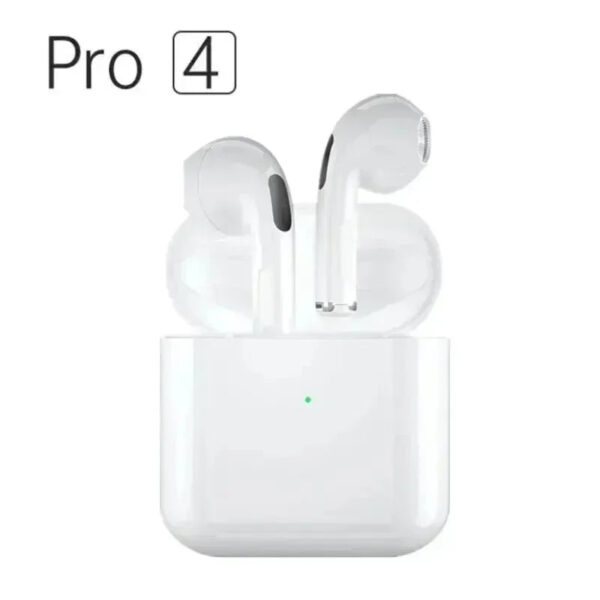 Pro 4 TWS Wireless Headphones Earphone Bluetooth Compatible 5.0 Waterproof Headset with Mic for Xiaomi iPhone Bluetooth