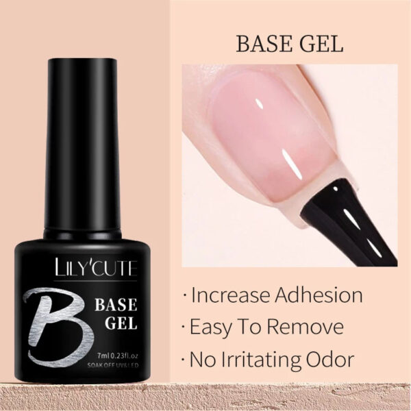 LILYCUTE 7ML Jelly Amber Gel Nail Polish Brown Crystal Translucent Dull Color Nail Art Gel Semi Permanent UV Gel Polish