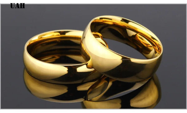 español  inglés  francés UAH  Stainless Steel Rings Rose Gold Anti-allergy Smooth Simple personalized custom Wedding Couples Rings Bijouterie 116 / 5.000 Anillos de acero inoxidable UAH Oro rosa Antialérgicos Suaves Sencillos Personalizados Anillos de Boda para Parejas Bisutería