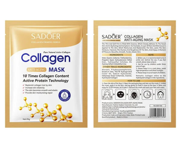 10pcs Anti-wrinkle Collagen Face Mask Moisturizing Anti-aging Repair Brightening skincare Face Sheet Mask Facial Masks S