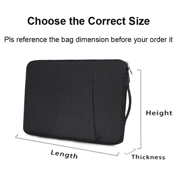 Laptop Sleeve Handbag Case for Macbook Pro Air 13 13.3 14 15 15.6 15.4 inch Waterproof Bag Notebook Cover for Lenovo ASU