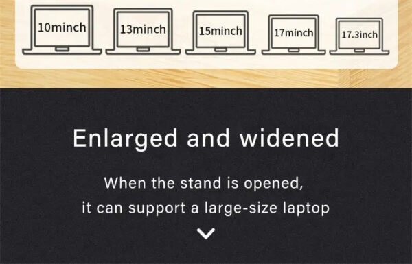 Foldable Laptop Stand Adjustable Portable Notebook Bracket Support Base ABS Holder For Macbook Air Pro Accessories Conve
