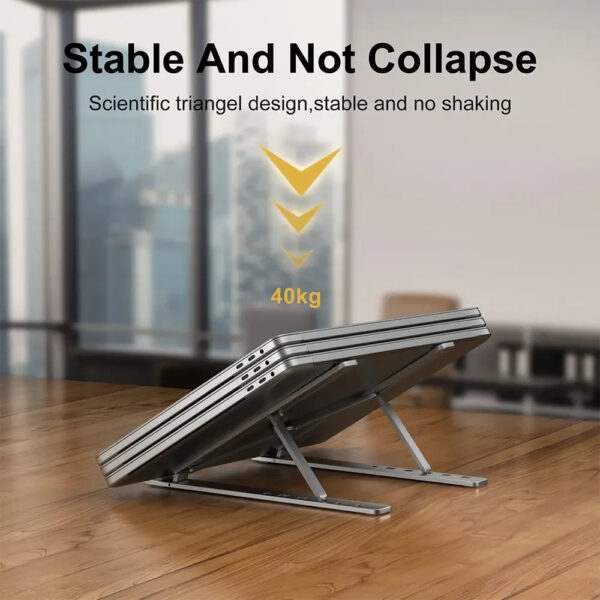 Portable Laptop Stand Aluminum Notebook Support Computer Bracket Macbook Air Pro Holder Accessories Foldable Lap Top Bas