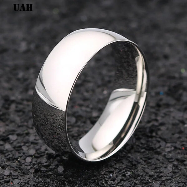 español  inglés  francés UAH  Stainless Steel Rings Rose Gold Anti-allergy Smooth Simple personalized custom Wedding Couples Rings Bijouterie 116 / 5.000 Anillos de acero inoxidable UAH Oro rosa Antialérgicos Suaves Sencillos Personalizados Anillos de Boda para Parejas Bisutería