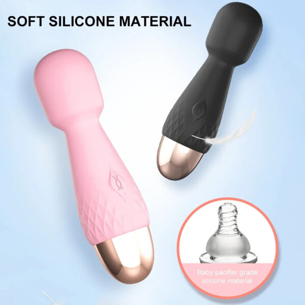 10 Modes Strong Vibration Mini Vibrator Magic Stick USB Charging Massager Clitoris G-Spot Vibrators Sex Toy For Women Ad
